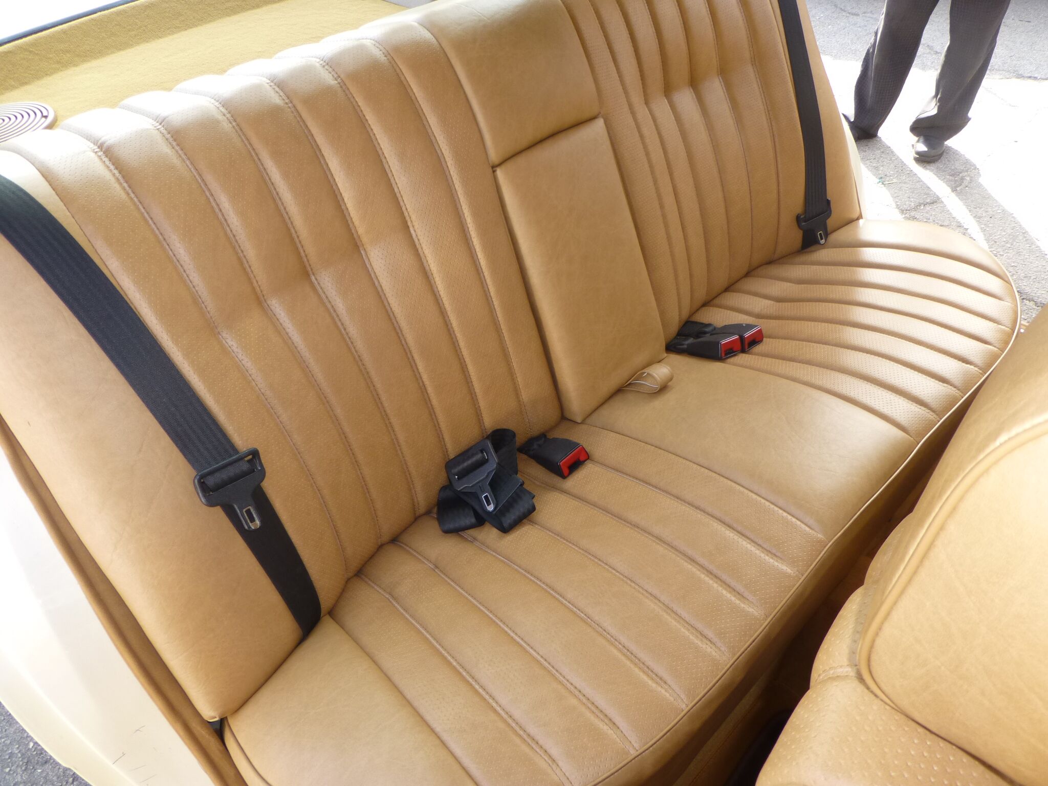 Mercedes Benz W123 Rear Seat Covers Vinyl 1977-1985 240