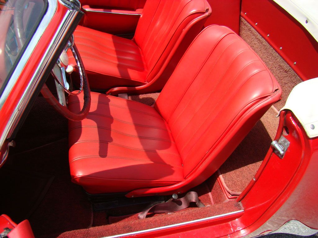 Mercedes Benz w121 190SL Front Seat Kit Leather 1955-1956-850