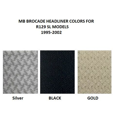 Mercedes W209 CLK200, CLK320,CLK350,CLK 500,CLK550,CLK55,CLK63 AMG 2004-2009, Headliner Brocade - Image 3