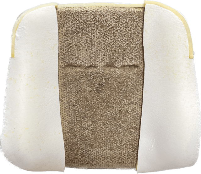 Mercedes Benz R107 1985-1989 300SL, 420SL,500SL, 560SL, Rubberized Seat Pad: Front Backrest (1985-89)
