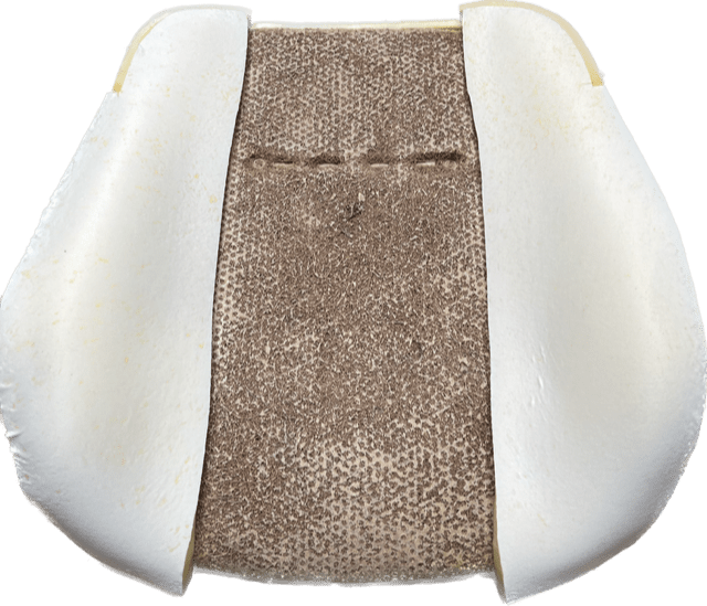 Mercedes Benz R107 1985-1989 300SL, 420SL,500SL, 560SL, Rubberized Seat Pad: Front Backrest (1985-89) - Image 3