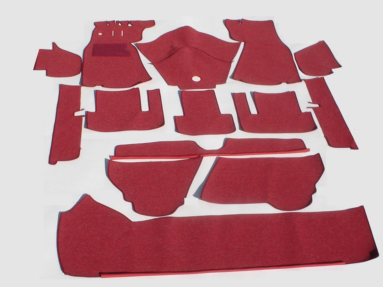Mercedes Benz w121 190SL Interior Carpet Kit 1955-1963 RHD & LHD - Image 2
