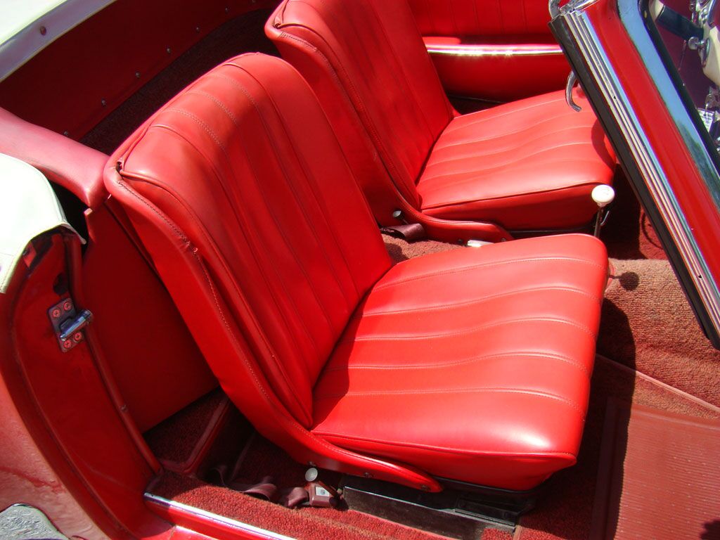 Mercedes Benz w121 190SL Front Seat Kit Leather 1955-1956-0