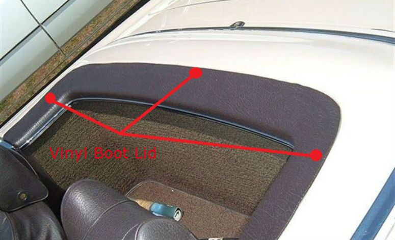 Mercedes Benz W113 1963-1971 230SL 250SL 280SL Convertible Top Lid Cover-1026