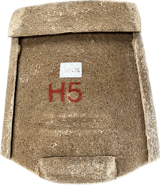 Mercedes Benz R107 - 280SL, 350SL, 450SL, 380SL, 500SL, Rubberized Seat Pad: Front Backrest (1972-85) - Image 2