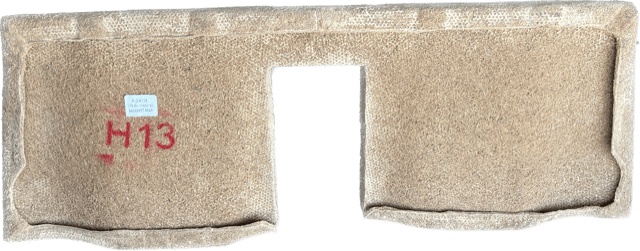 Mercedes Benz W116 1972-1980 280S/SE, 300SD, 450SE/SEL, 6.9, Rubberized Seat Pads: Rear Backrest - Image 2