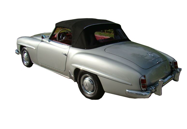 Mercedes Benz w121 1955-1963 190SL 2-pc. Rubber Trunk Mat Set-0