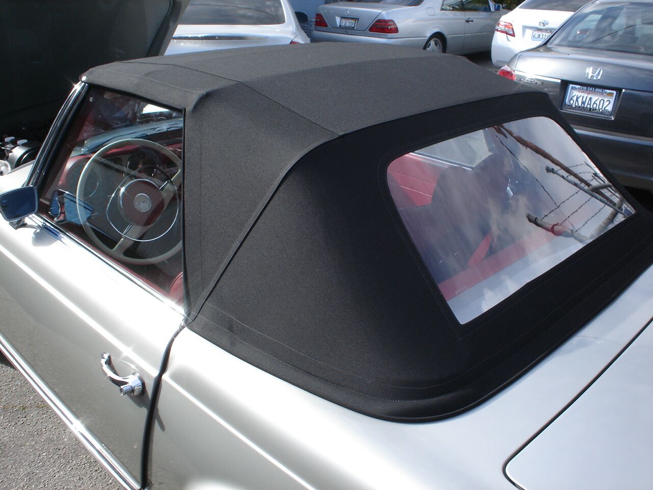 Mercedes Benz W113 230SL/250SL/280SL 1963-71 Convertible Top German-211