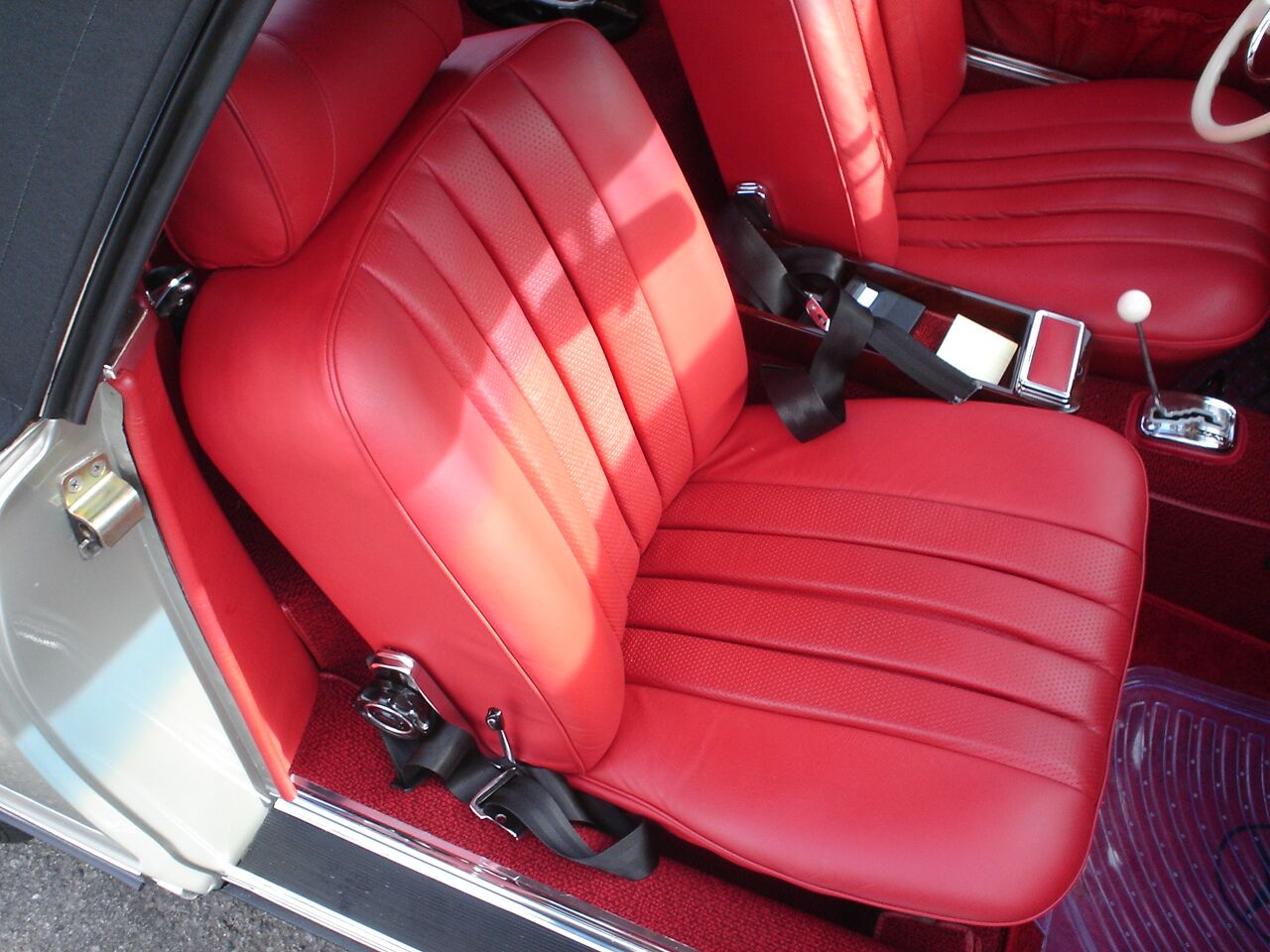 Mercedes Benz W113 1963-1971 230SL, 250SL, 280SL, Front Seat Cover set Leather